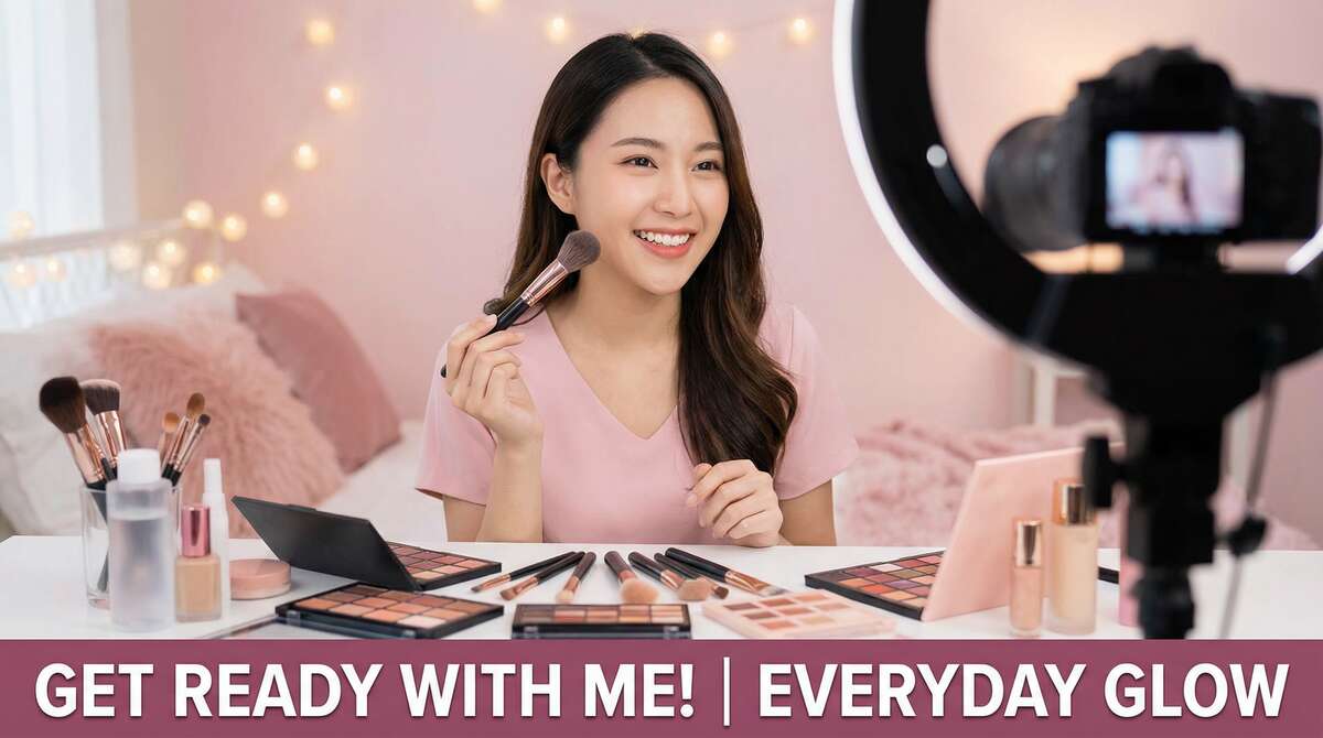 17c一起草美妆视频教程